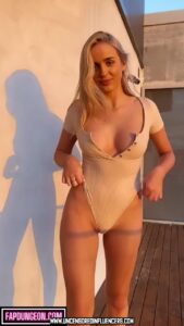 Gabby Goessling Blue Eyes Blonde Sexy Blonde Small Breasts